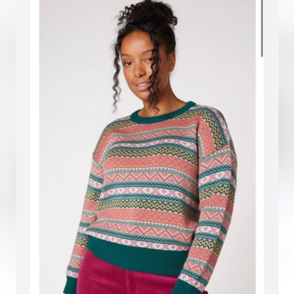 MADELINE FAIRISLE SWEATER, brandnew, size small/medium